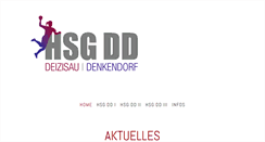 Desktop Screenshot of hsg-dd.de