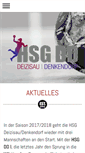 Mobile Screenshot of hsg-dd.de